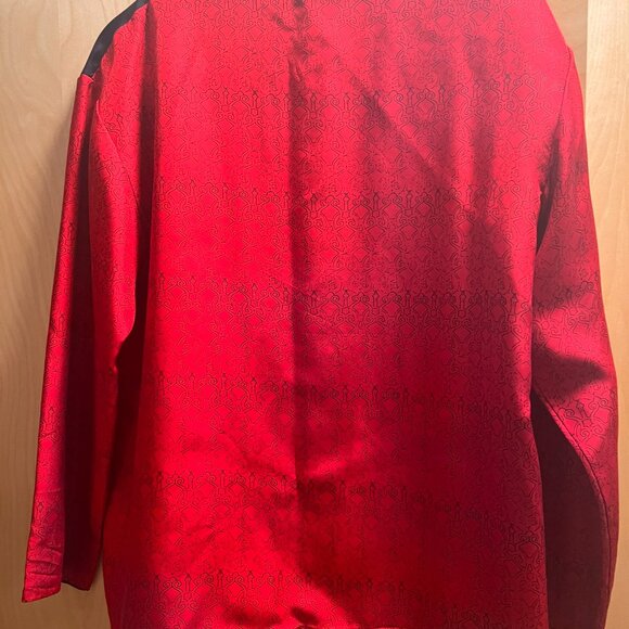 Chico's silk, button down top/jacket - Picture 3 of 6